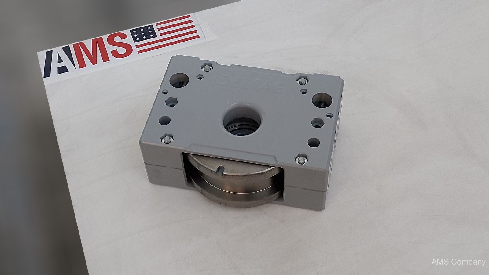 DEMAG DRS-M-160-NA-A-47 WHEEL BLOCK - Genuine DEMAG Industrial Spare Part